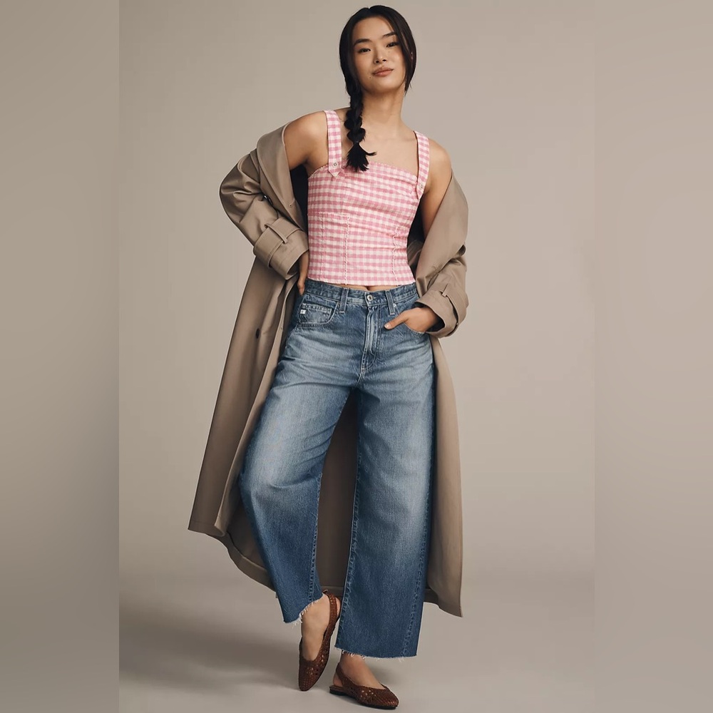 Anthropologie AG Hattie High-Rise Barrel Jeans